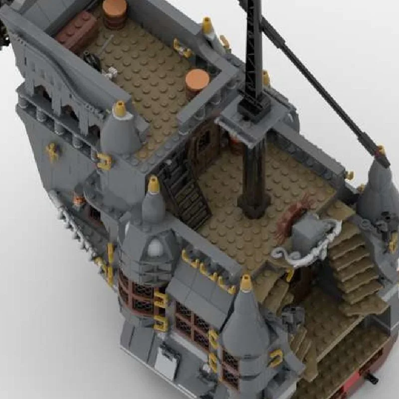 3517 piezas, exquisito barco pirata, bloques de construcción, modelo de ladrillos, juguete de ensamblaje de exhibición para niños y adultos, regalo sorpresa de cumpleaños