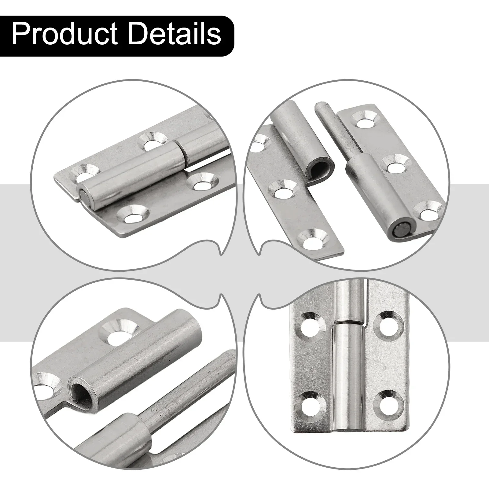 Split Design Left Handed Hinge Split Type Hinge Small Box Gates Small Cabinets Door Antirust Ability Home Improvement