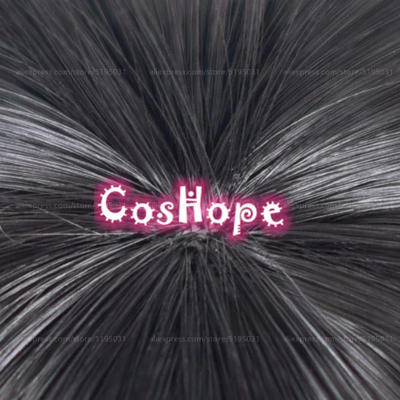 qa156Bachira Meguru Kurze schwarze gelbe Perücke Anime Cosplay hitzebeständige synthetische Perücken