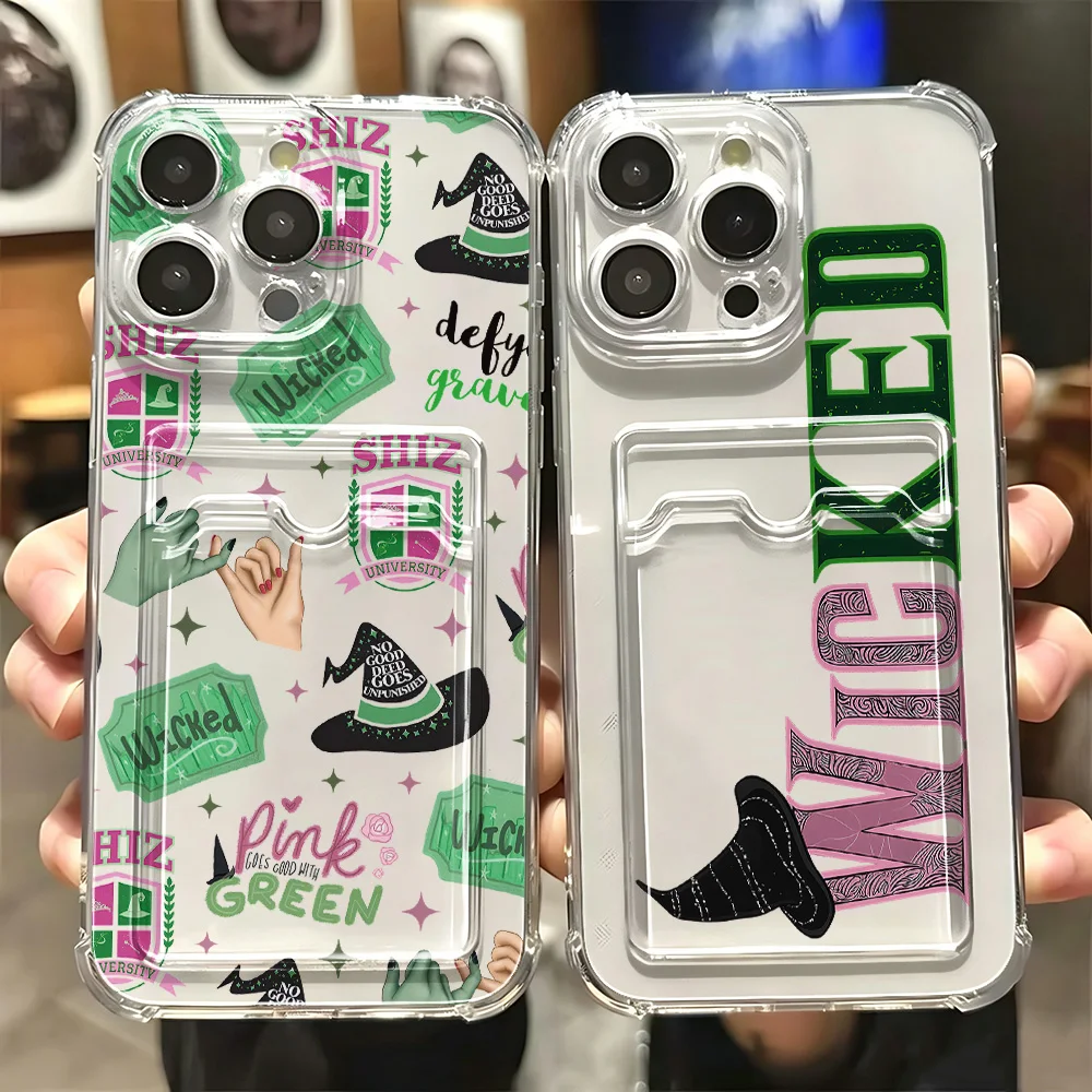 Hot W-Wicked Movie G-Glindas Card Hold Case For Samsung Galaxy A17 A56 A36 A26 A55 A35 A24 A14 A54 A15 A25 A34 A23 4G 5G Cover