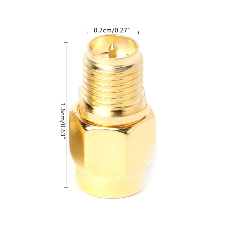 Conector macho SMA a adaptador macho RP-SMA, conector Coaxial, conector RF recto, envío directo