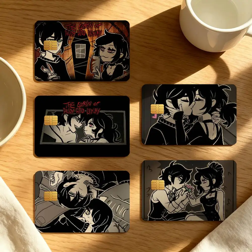 The Coffin of Andy and Leyley Ideal gift wrapping option credit card cover stickers original design card stickers