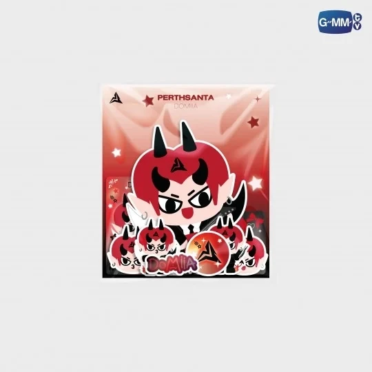 Official Pre-sale Gmmtv Thai Star Perthsanta Thai TV Perfect 10 Liners Dangerous Romance Keychain Sticker Set Hairpin Photo Card