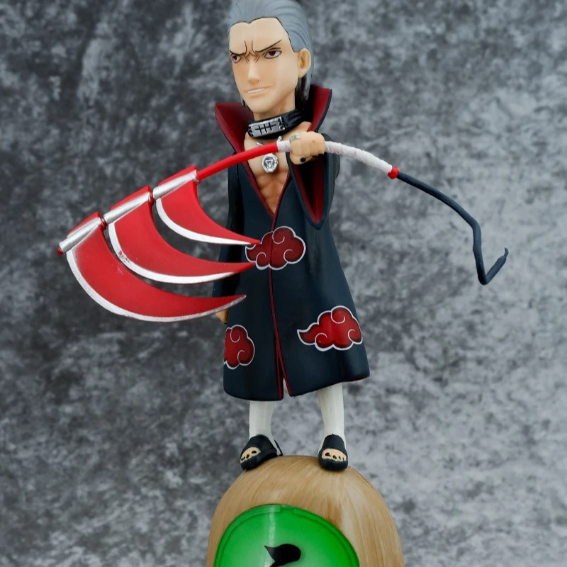 24cm NARUTO Anime Figure Deidara Hidan Kakuzu Peripheral PVC Model Scene Statue Desktop Decorate Ornaments Birthday Gifts Toys