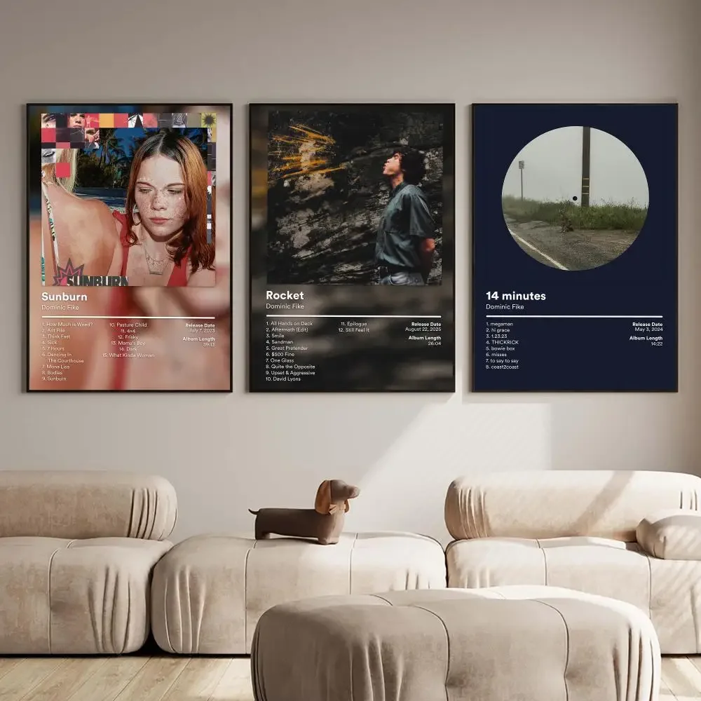 Pop‑Rap D-Dominic Fike Album Poster PP Wall Decor Posters Celebrity Music Art Prints Bedroom Office Gift