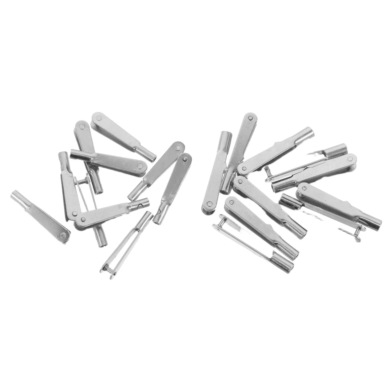 20Pcs Metal Self-Locking Snap-Click Clevis Quick Links M2 Thread for Rc Airplane Fixed-Wing Models Electric Plane Parts Fixing