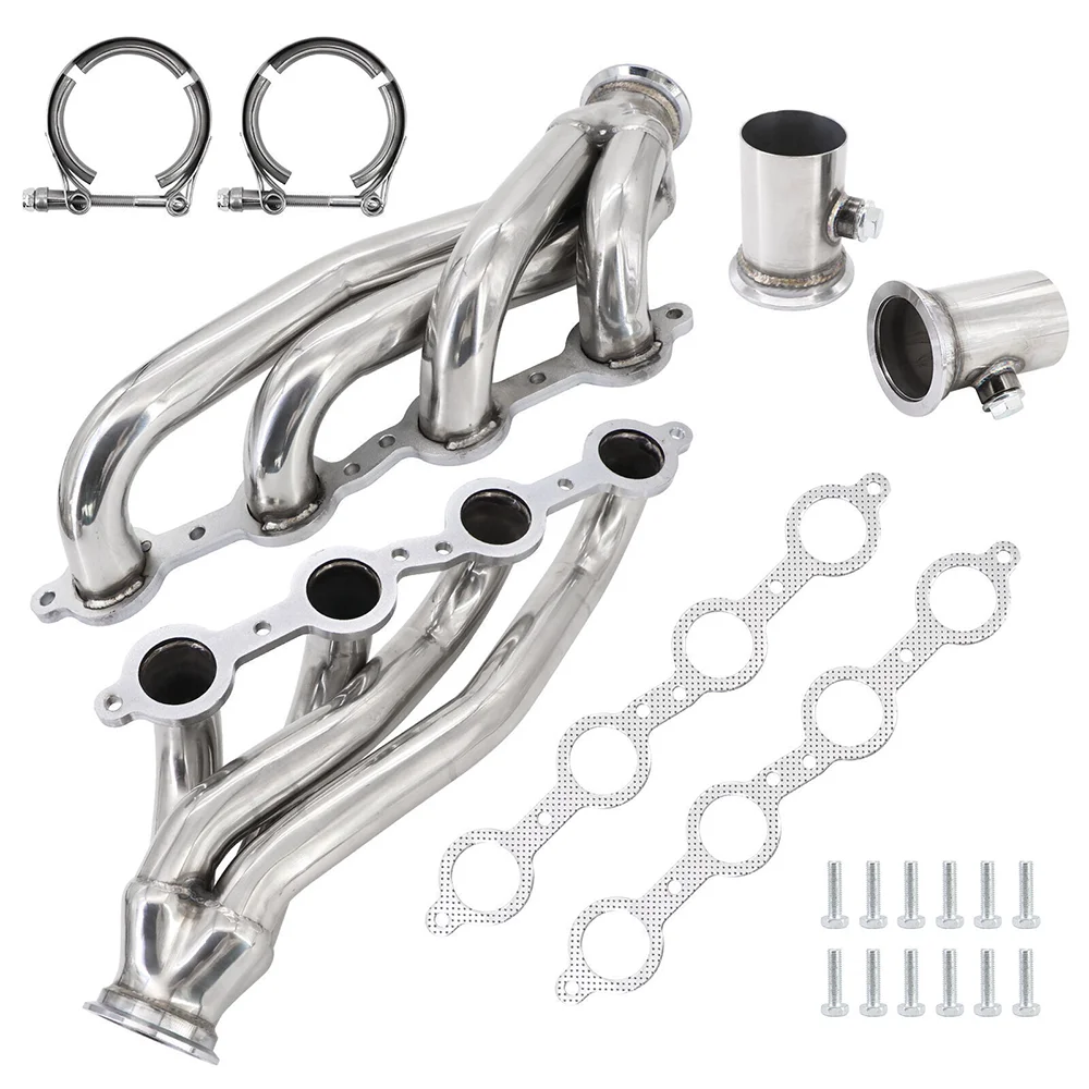 

Комплект выпускного коллектора и прокладок для Chevy GMC LS1 LS2 LS3 LS6 LS9 V8 1960-1986 годов выпуска из нержавеющей стали