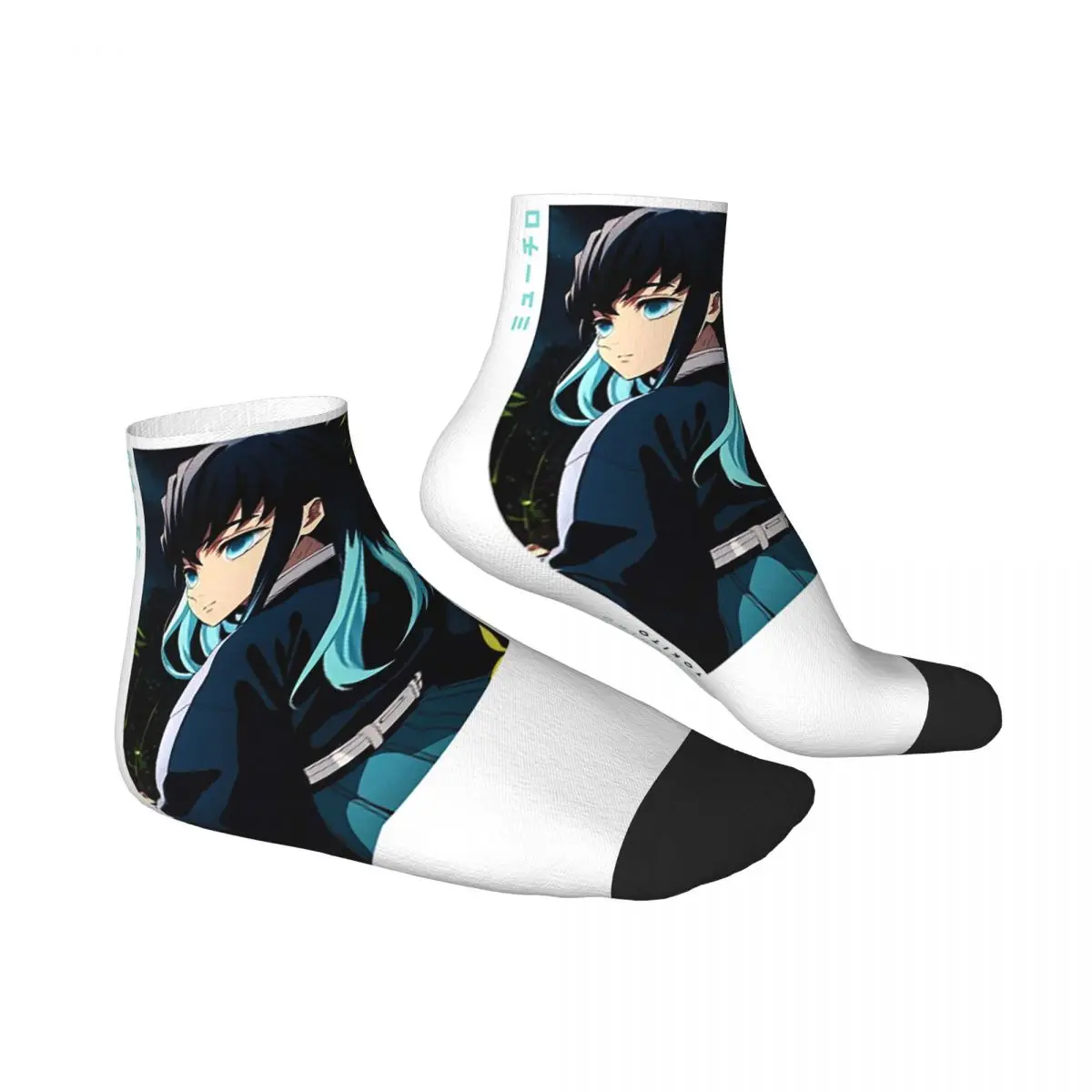 Tokito Muichiro - Kimetsu No Yaiba Calcetines Harajuku Medias Calcetines para todas las estaciones Accesorios para regalos de Navidad para hombre y mujer