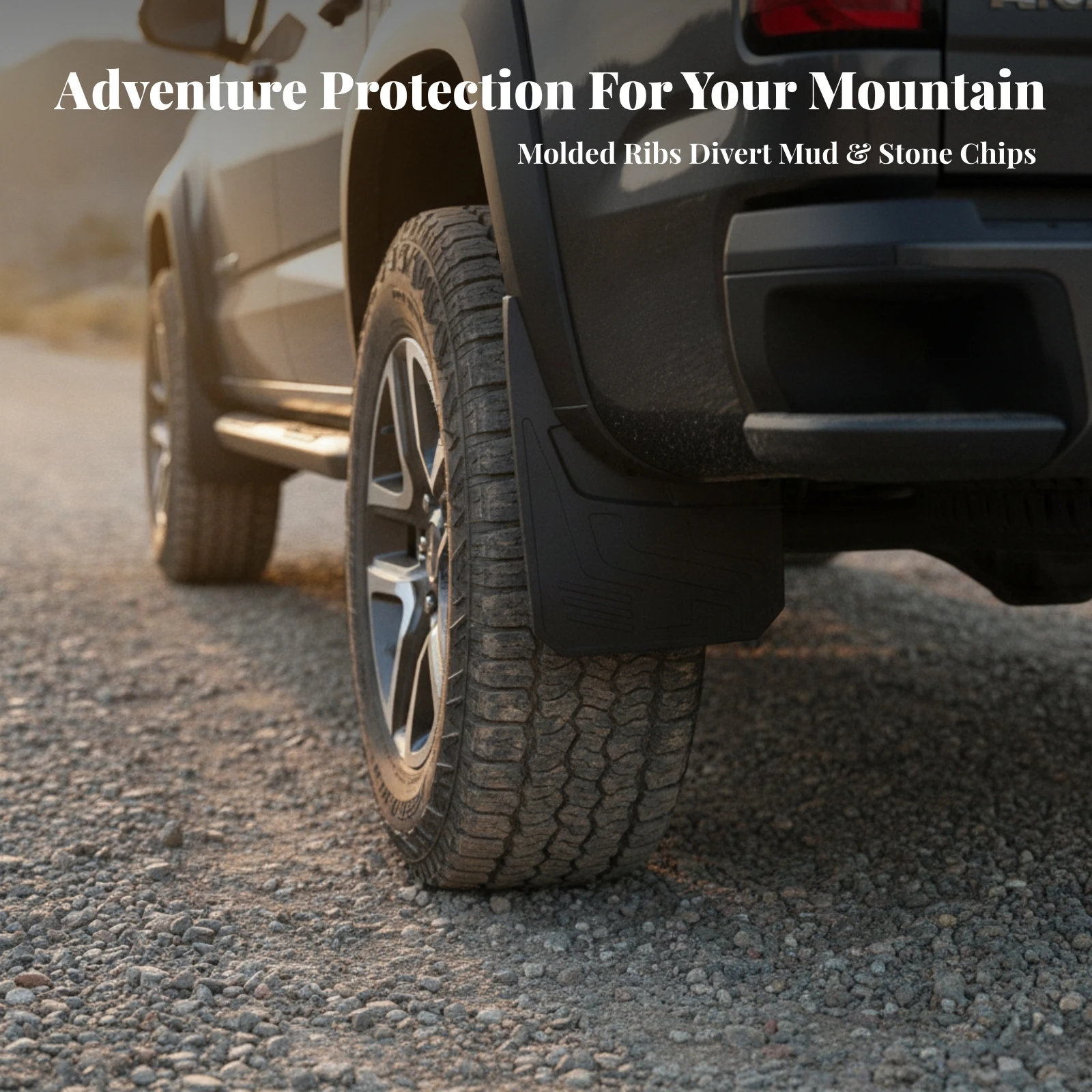 4 Pieces Car Mud Flaps Long-Lasting Wheel Mudguard with Mounting Holes Contoured Splash Guards Long-Lasting Auto Parts Sleek
