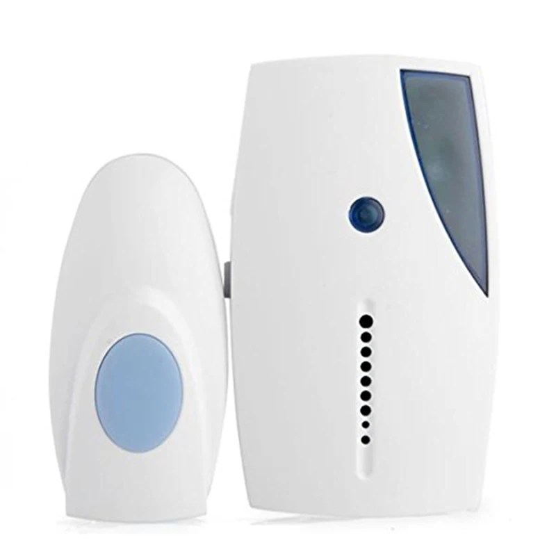 Wireless Doorbell Welcome Bell Intelligent Home Door Bell Alarm 36 Songs Smart Doorbell Wireless Bell Waterproof Button White