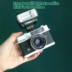 Sync Port Fill Light Speedlite Mini Flash Hot Shoe for Olympus canon nikon sony fujifilm sigma pentax Camera Photography