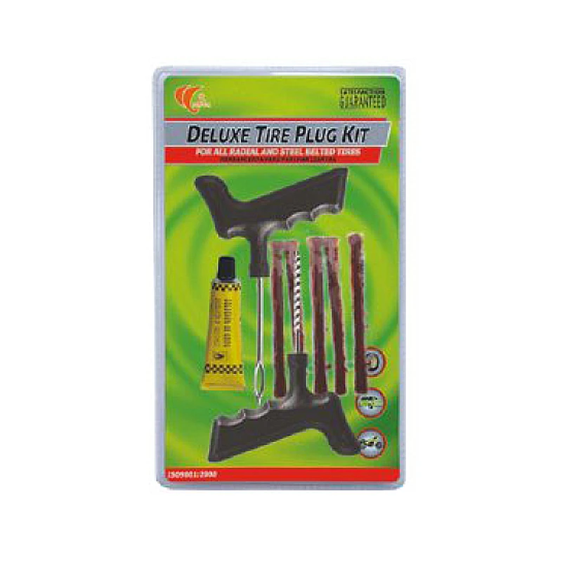 Kit de reparo de emergência de pneu de carro sem câmara de ar ferramentas kit de reparo de punção pesado 8 peças