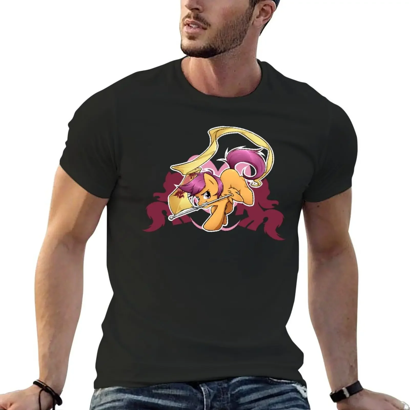 A chance to be awesome - Scootaloo T-Shirt shirts graphic tees baggy shirts customs design your own Short sleeve tee men