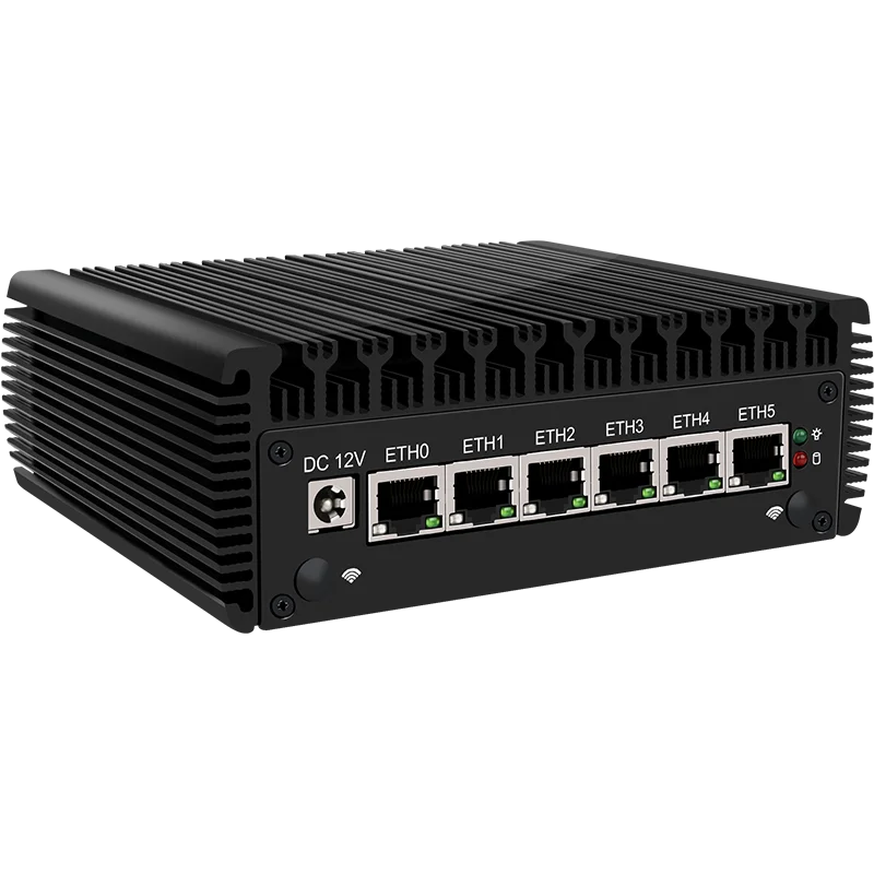 N5105/N6005 Weiche Routing Sechs Netzwerk Port i226 Netzwerk Karte DDR4 Dual Speicher/M.2 NVMe Solid State /4 USB/RS232 Serial Port