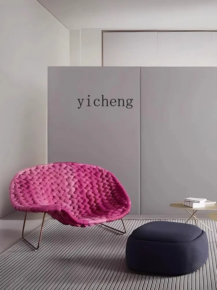 ZZ ZC أريكة خارجية حبل المنسوجة كرسي فناء حديقة B & B شرفة الترفيه سوينغ حبل المنسوجة كرسي #4