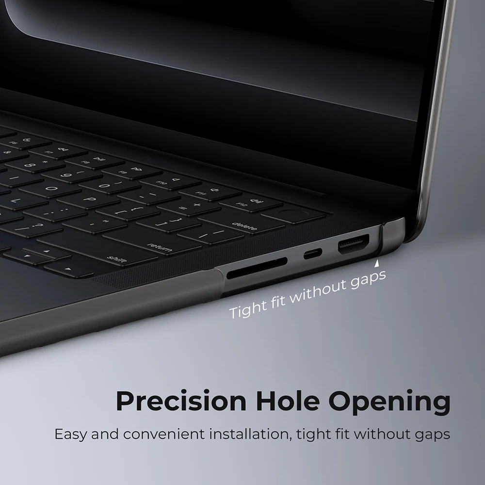 Custodia per laptop per MacBook Pro 14 pollici M4 2024 Release Pro 16 M4 2024 Cover per MacBook Air 13 M3 M2 Chip Ultra sottile Shell Cover