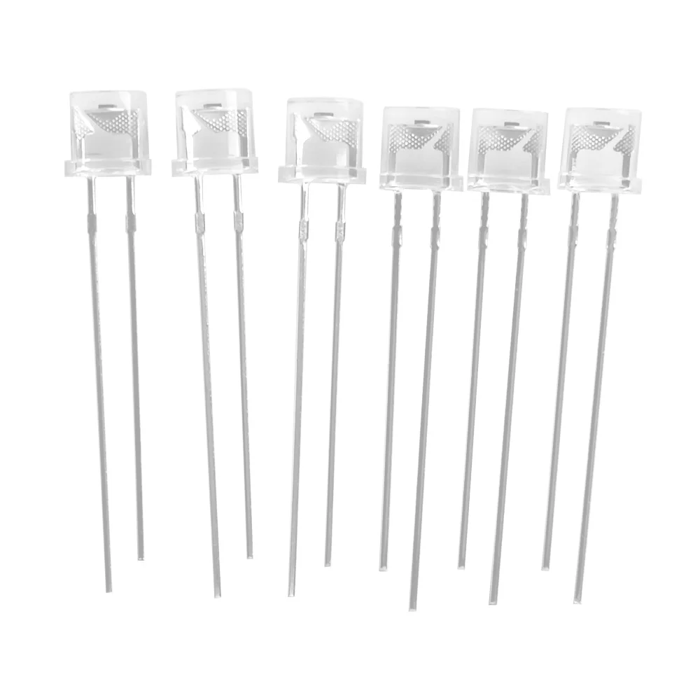 20 PCS, 5mm Flat Lens Photodiode, SGPD5029A, Photo sensor, 650nm Peak Wavelength, Photo diode