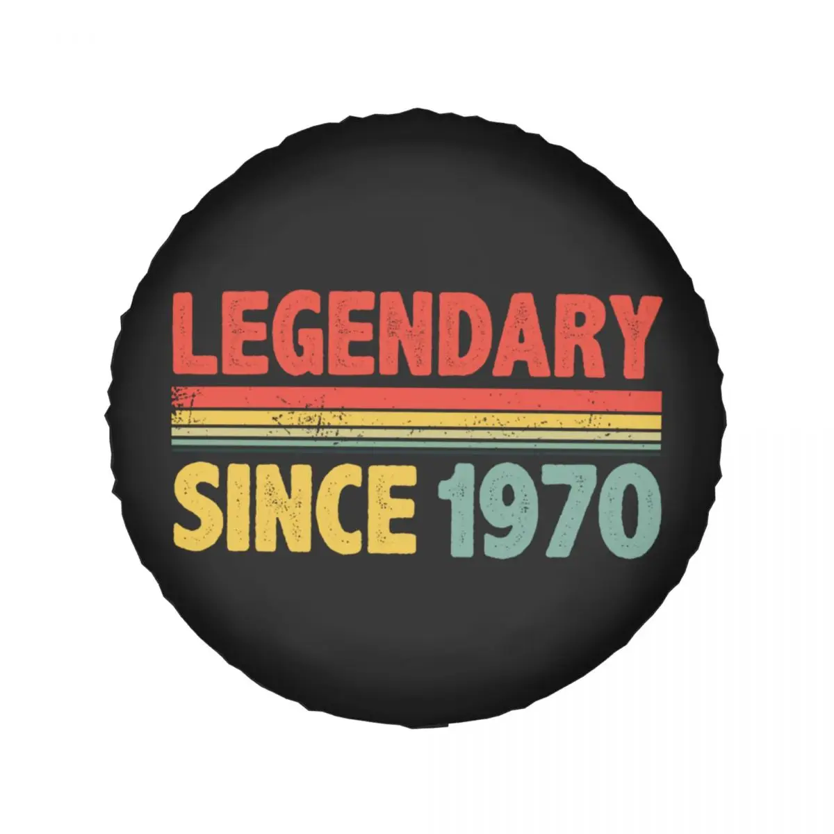 Legendary Since 1970 Tire Cover 4WD 4x4 RV Born In 1970 53th Spare Wheel Protector Universal for Jeep 14