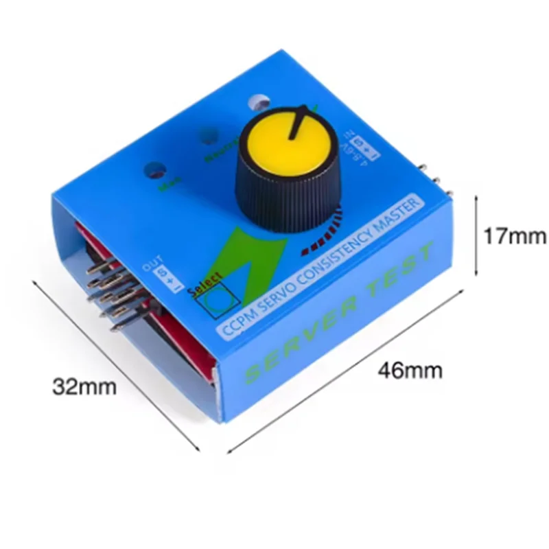 Abjf-servo testador rc 3ch digital multi esc consistência controlador de velocidade verificador ajuste engrenagem direção ccpm