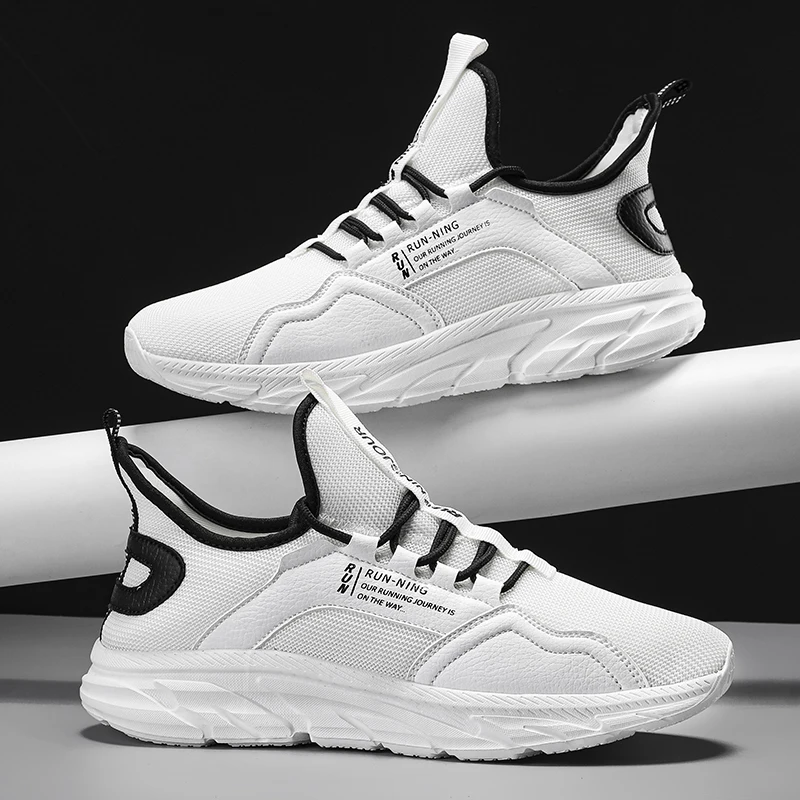

New Trend Large Size Ultra-light Men's Shoes Fashion Casual Sports Shoes Burst Outdoor Walking Shoes Comfortable Running Shoes