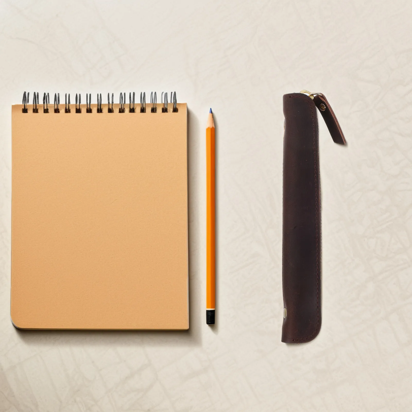 Luxury Retro Pen Pouch Holder Hand Stitched Genuine Material Fountain Pen Case Ballpoint Rollerball Organizer Coffee