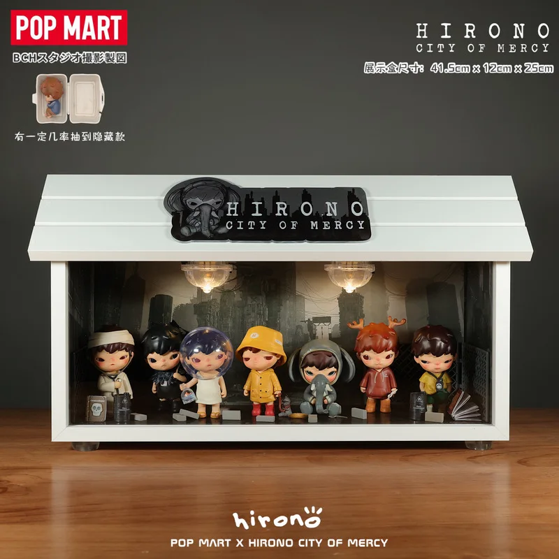 กล่องสุ่มของเล่นป๊อปมาร์ท ฮิโรโนะ ซิตี้ ออฟ ฟอร์จิวส์ ซีรีส์ ของตกแต่งรถยนต์แฮนด์เมดสุดฮิต กล่องปริศนา ของขวัญเซอร์ไพรส์วันหยุด