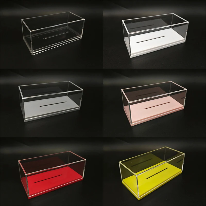 

1:64 Small Scale Car Model Acrylic Display Dustproof Storage Box Minigt Collect Ornaments