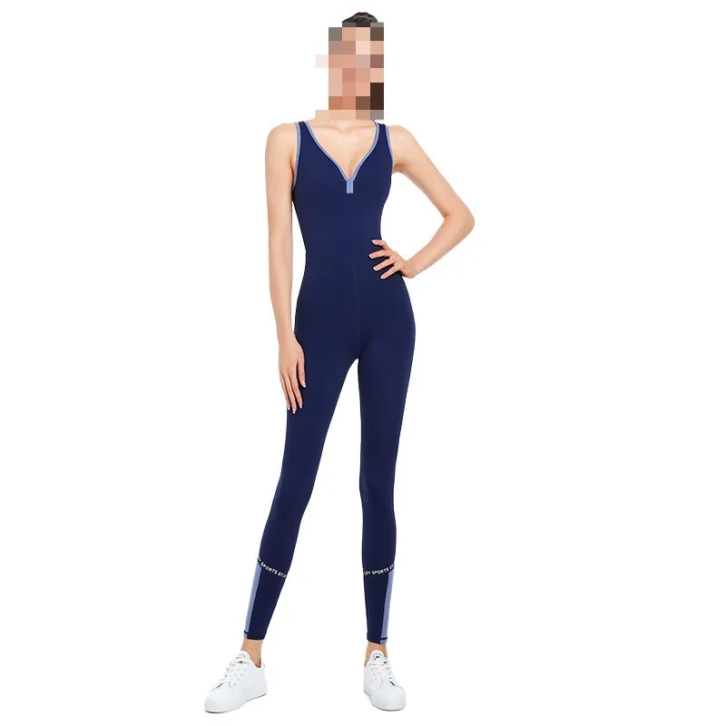 Summer one-piece yoga suit for women, high-end new outdoor fitness, one-piece yoga pants