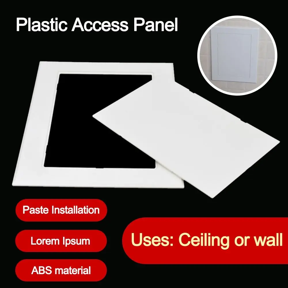 Universal Plastic Access Panel Inspection Hole ABS Access Doors Wall Ceiling White Hatch Cover