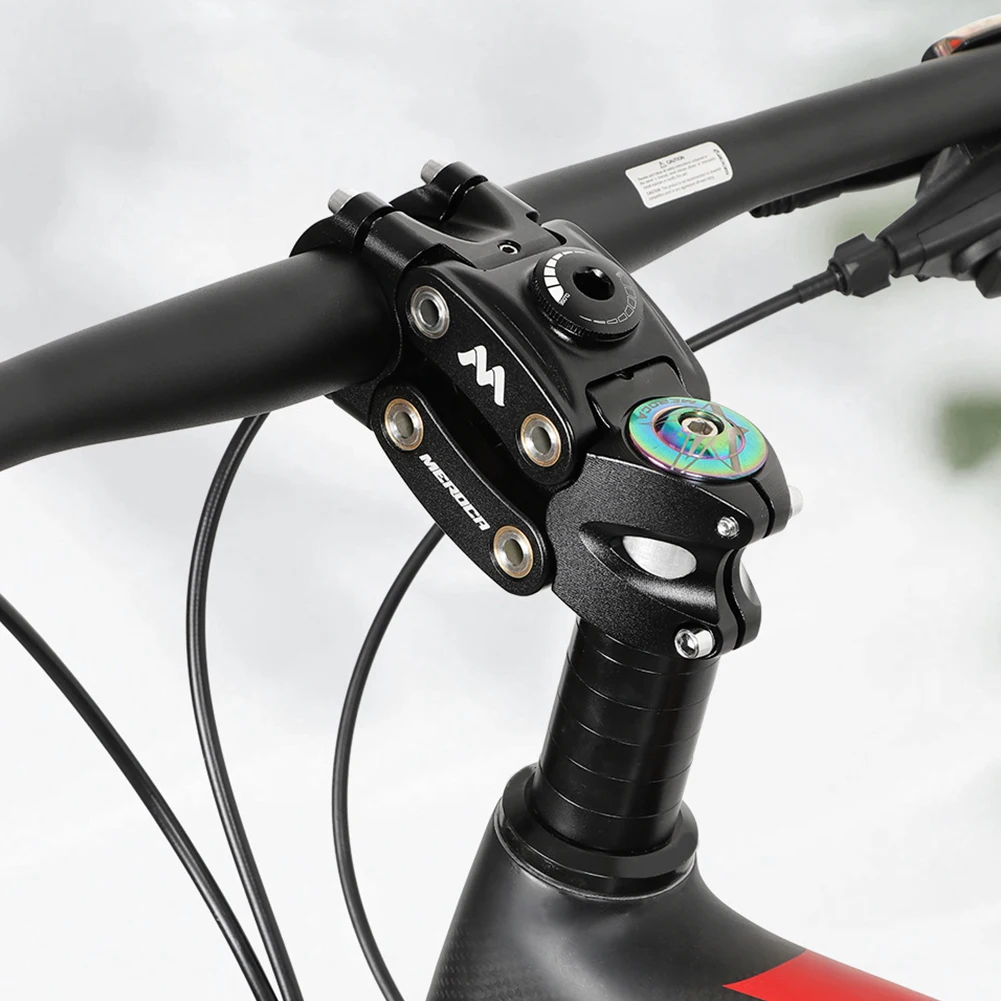Aluminum Alloy Bicycle Stem Adjustable Bicycle Short Handlebar Stem Cycling Stem for Most Bicycle/Road Bike/MTB/BMX Cycling