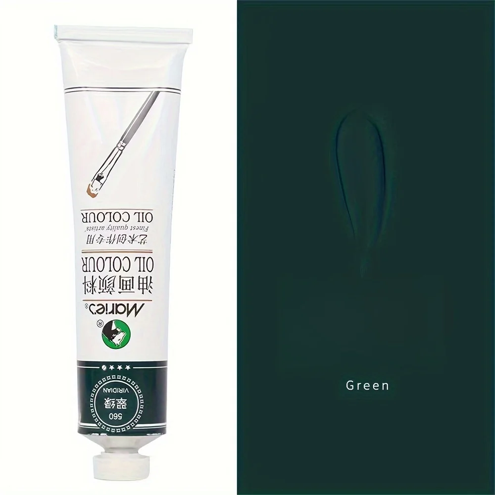 Peinture à l'huile 50ML, tube unique professionnel d'artiste, toile peinte à la main, peinture graff