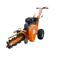 digging depth 60cm 15hp Loncin/Ducar/B&S gasoline engine  small trenching machine