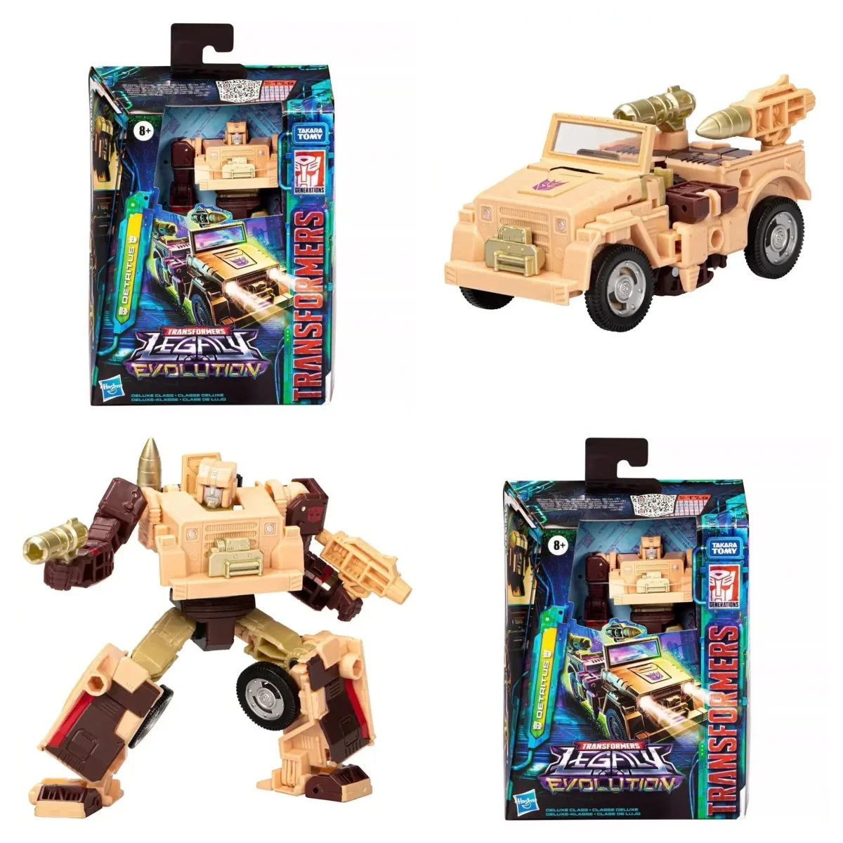 

Takara Tomy Hasbro Transformers Legacy Evolution Deluxe Detritus Action Figure Model Collection Ornaments Hobbies Toys Gifts