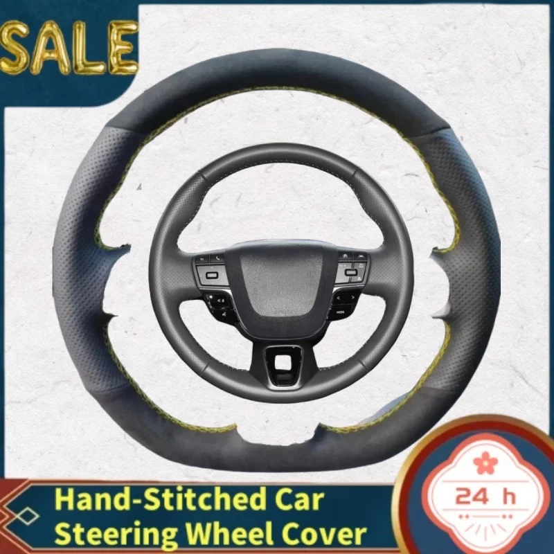 

Suede Genuine Leather Protect The Original From Wear And Tear Steering Wheel Cover For Toyota Corolla Chr Rav4 Auris Camry