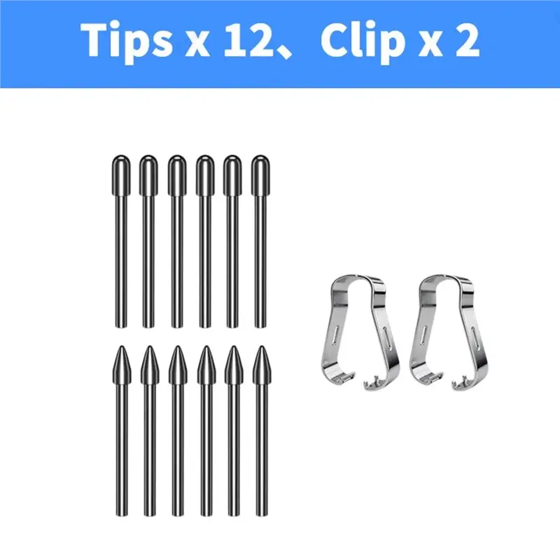 Replacement Touch Stylus For Samsung Galaxy Tab S7/S8/S9+ S23 Note20- S Pen Tip With Clip
