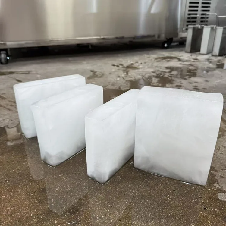 Commercial  Brick Ice Making Machine Daily Output 500 KG 1 Ice Block  Weight  Maker Custom