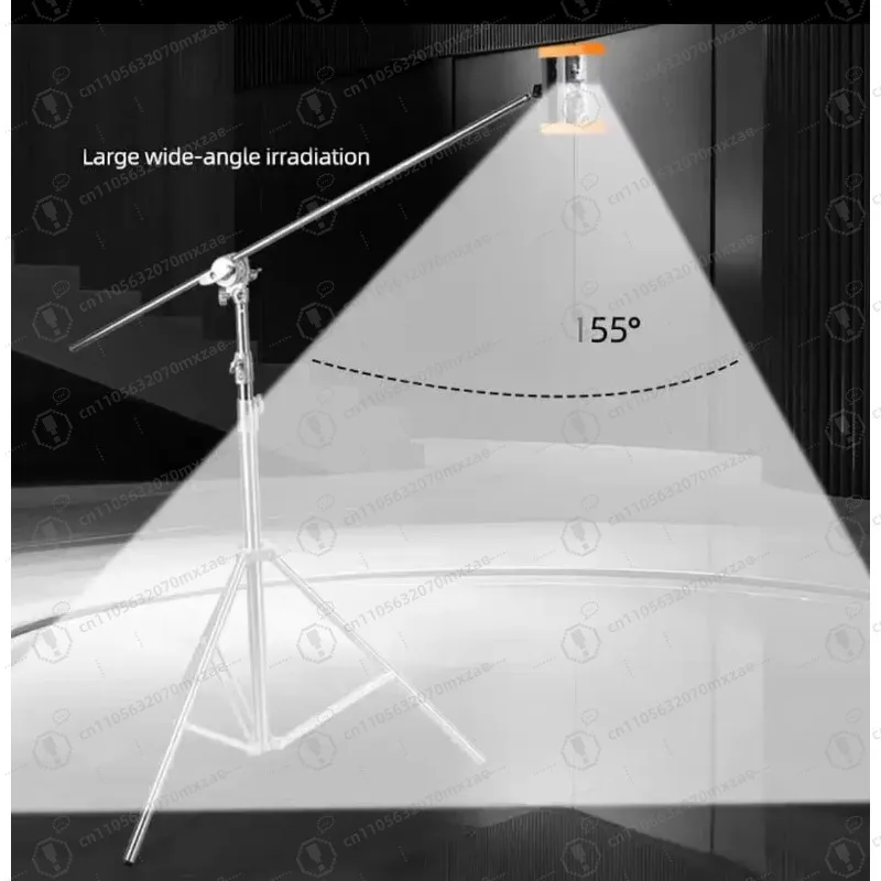 New LED wall grinding leveling light adjustable triangular bracket, lamp matching adjustable shrinkable bracket