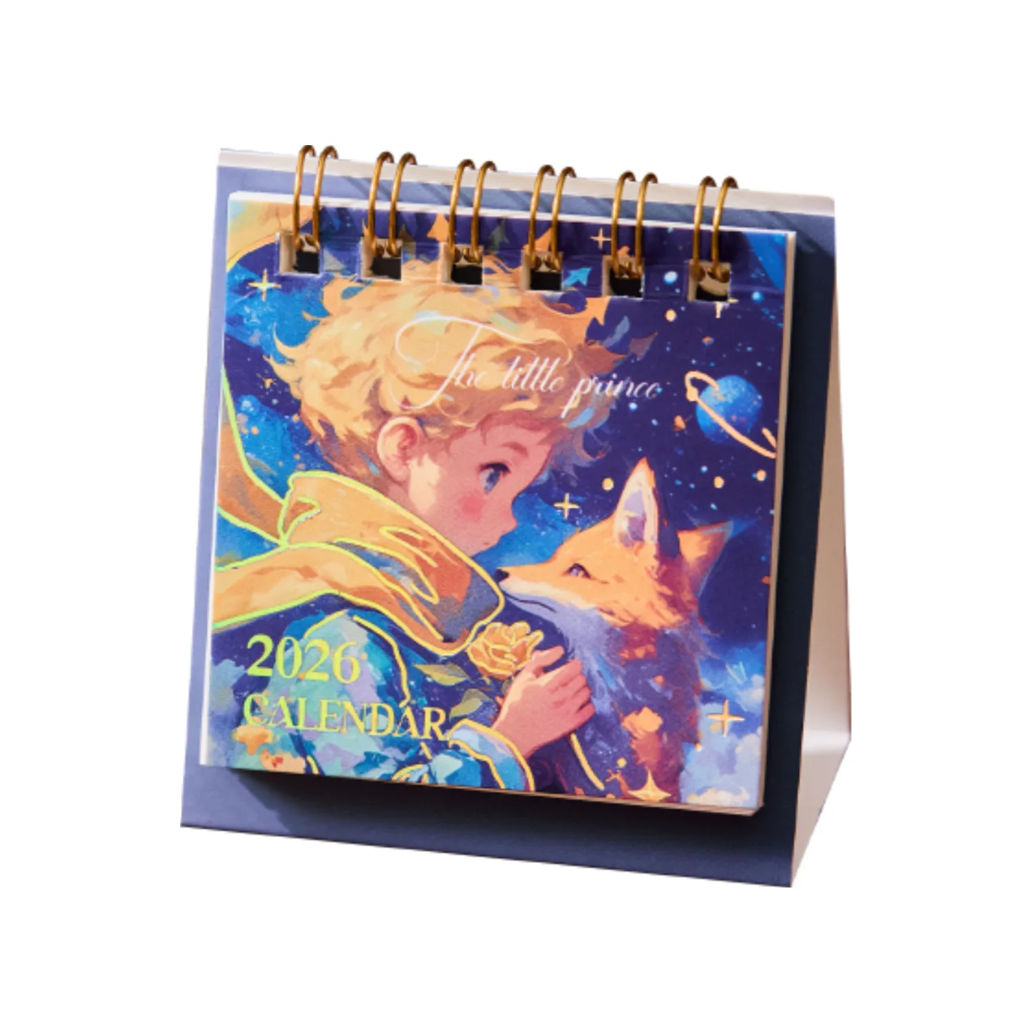 2026 البرنز البسيطة أجندة مكتبية /رزنامة مكتبية الأمير سلسلة المحمولة التقويم سطح المكتب الحلي تسجيل في خطة التقويم الصغير هدايا عيد الميلاد