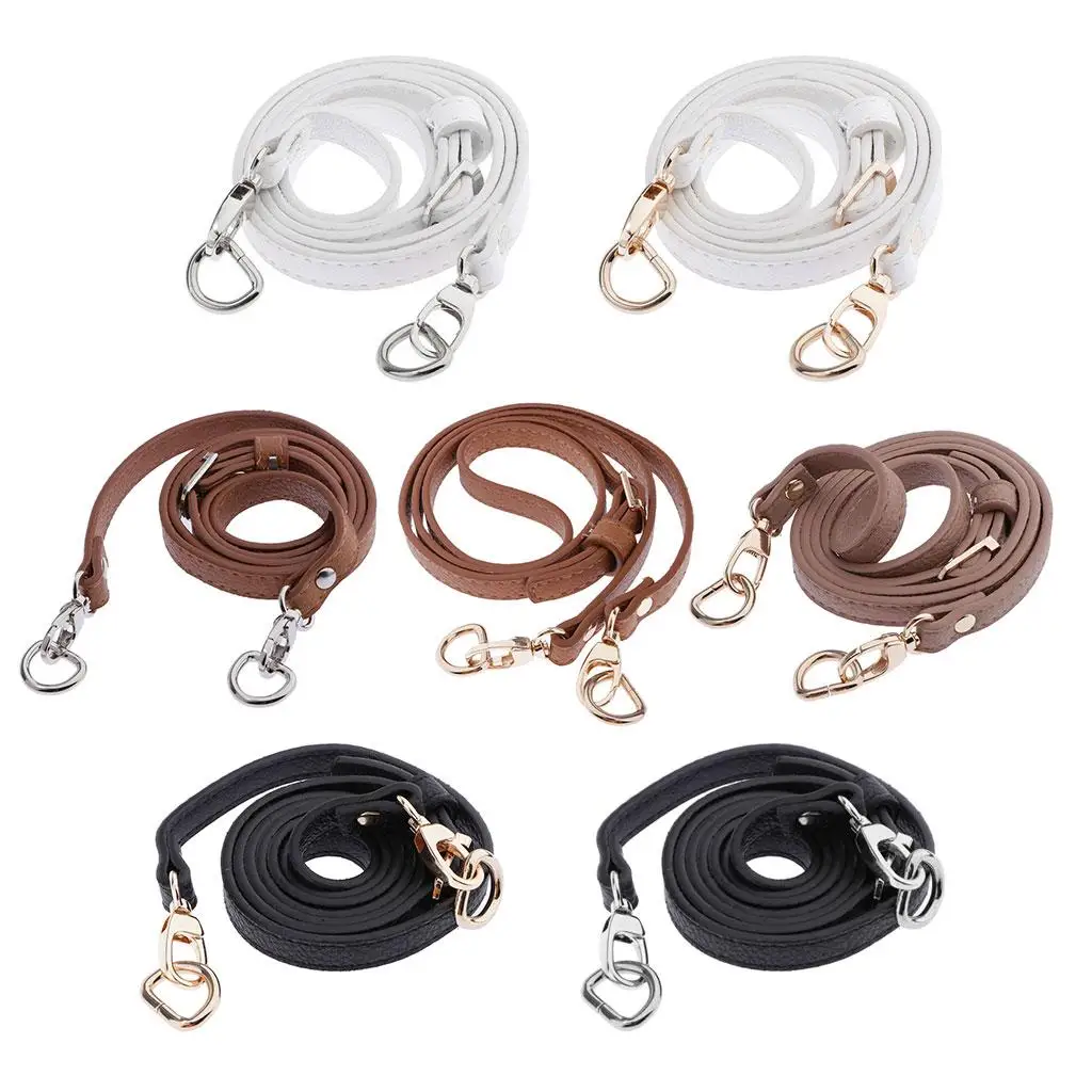 DIY Purse Making Leather Bag Strap Replacement Adjustable Handle for Luxury Brand Handbag Women's Accessories