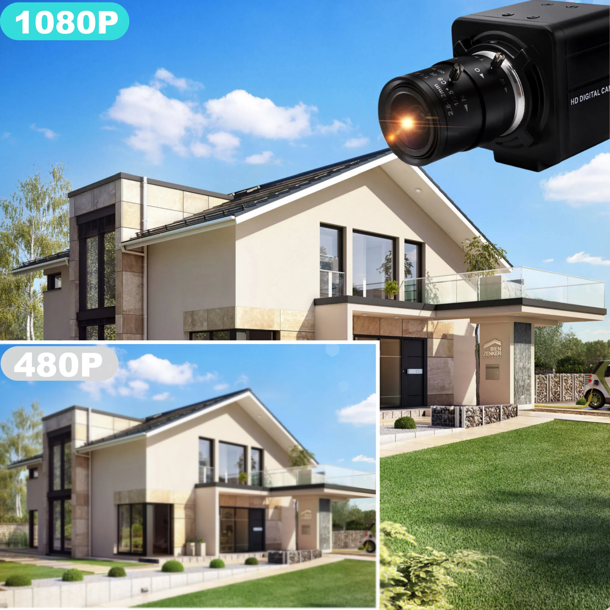 ELP High Speed USB Webcam OV4689 CMOS MJPEG 260fps 360P/120fps 720P/60fps 1080P Varifocal CS Lens Camera for Fast Motion Capture