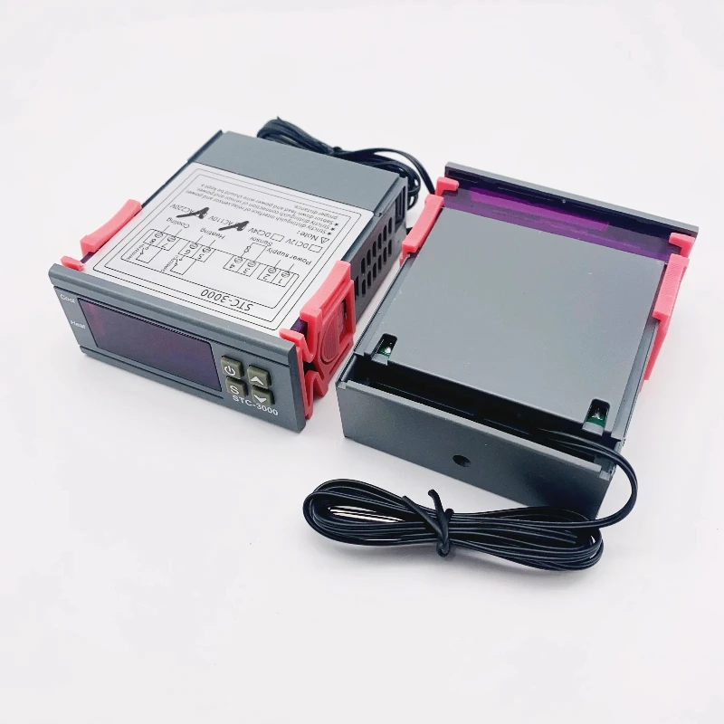 STC-3000 Digital Temperature Controller Thermostat Thermoregulator Temperature Sensor Relay Heating Cooling Incubator