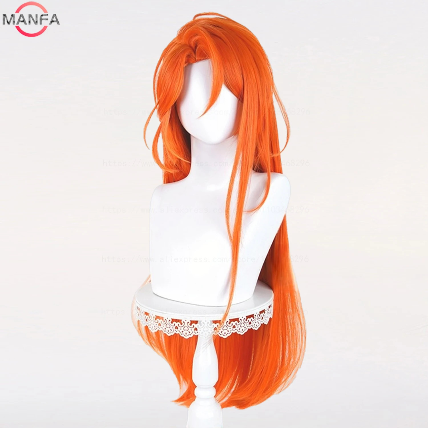 Under screen of night‌ Cecilia‌ Cosplay Wig Heat Resistant Synthetic Hair Wigs + Wig Cap