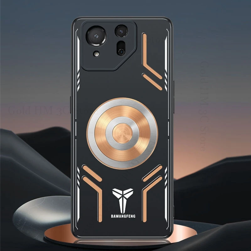 Cooling Heat Dissipation Magnetic Case For Asus Rog Phone 8 Pro Metal Lens Copper Protector Cover For Rog Phone 7 6S 5S 5 8 Pro