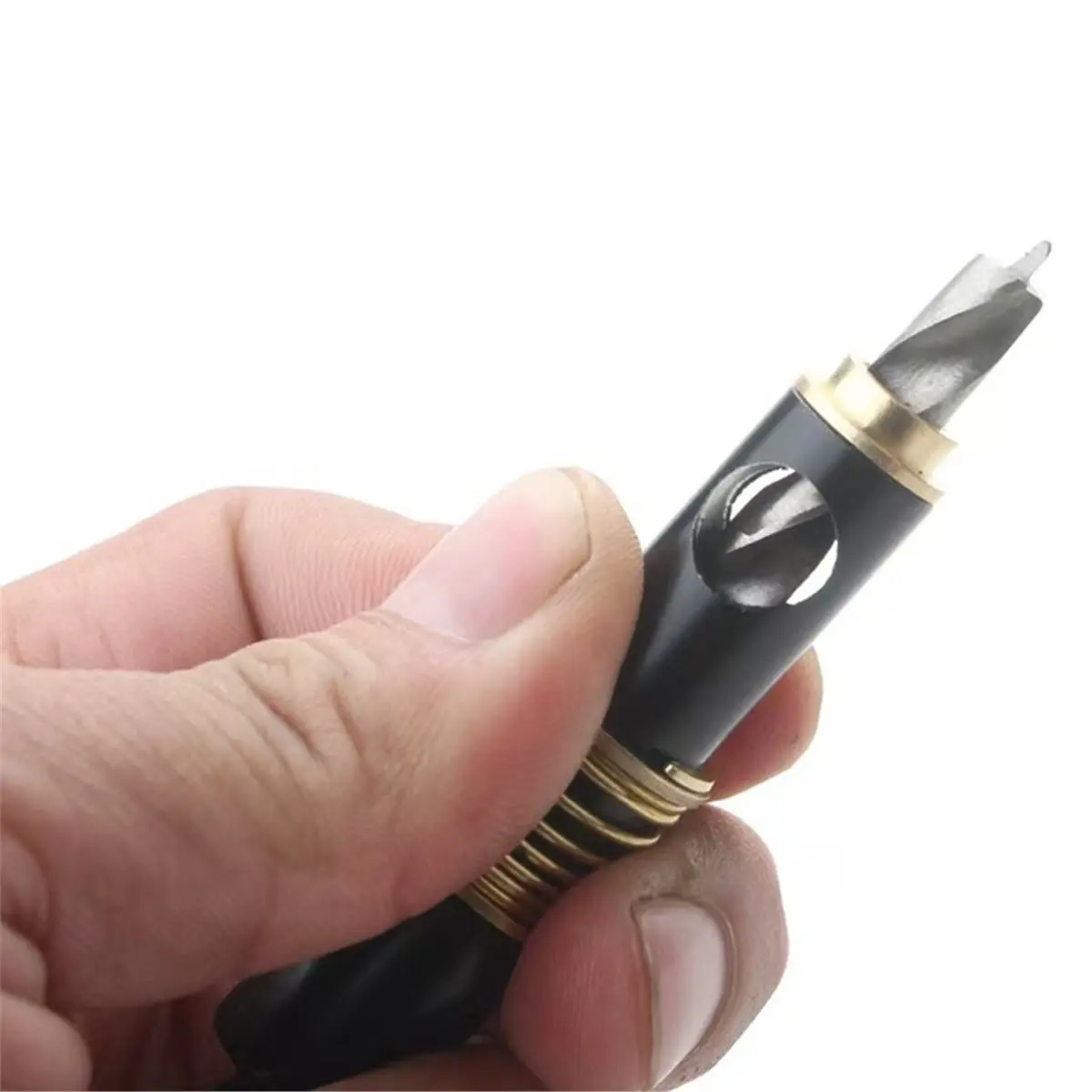 Winter Essential 2Pcs Self Centering Hinge Drill Bit Set Reaming Drilling Wood Plastic 1/4 Inch Hex Shank(5Mm)