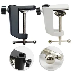 Table Mount Clamp Aluminum Alloy Base Desk Lamp C-Shaped Clamp Bracket Desktop Fixed Bracket Clamp  Microphone Stand Bracket