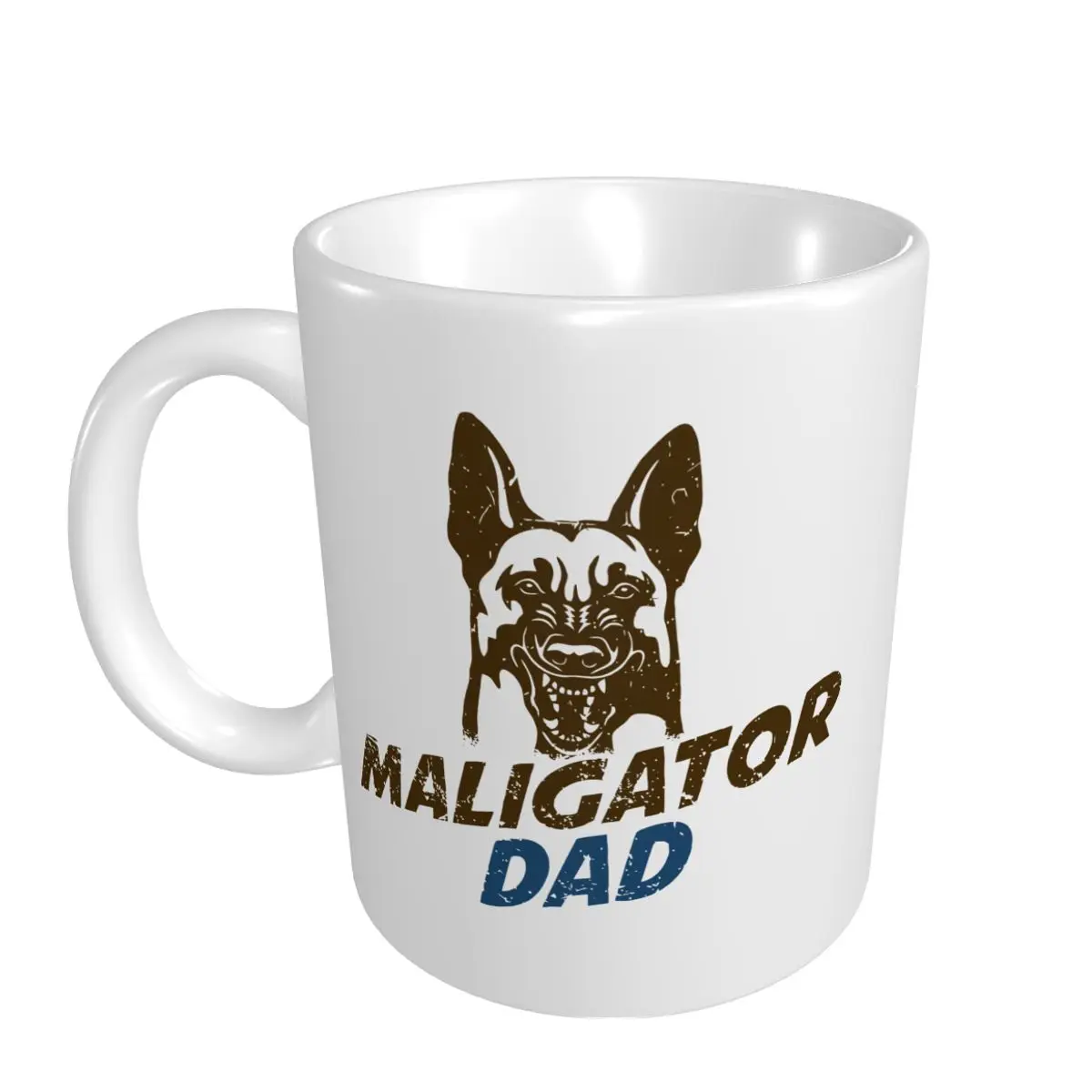 Mark Cup Mug Belgian Malinois Maligator Dad Dog Lover Coffee Mugs Tea Milk Water Cup Travel Mugs Office Home