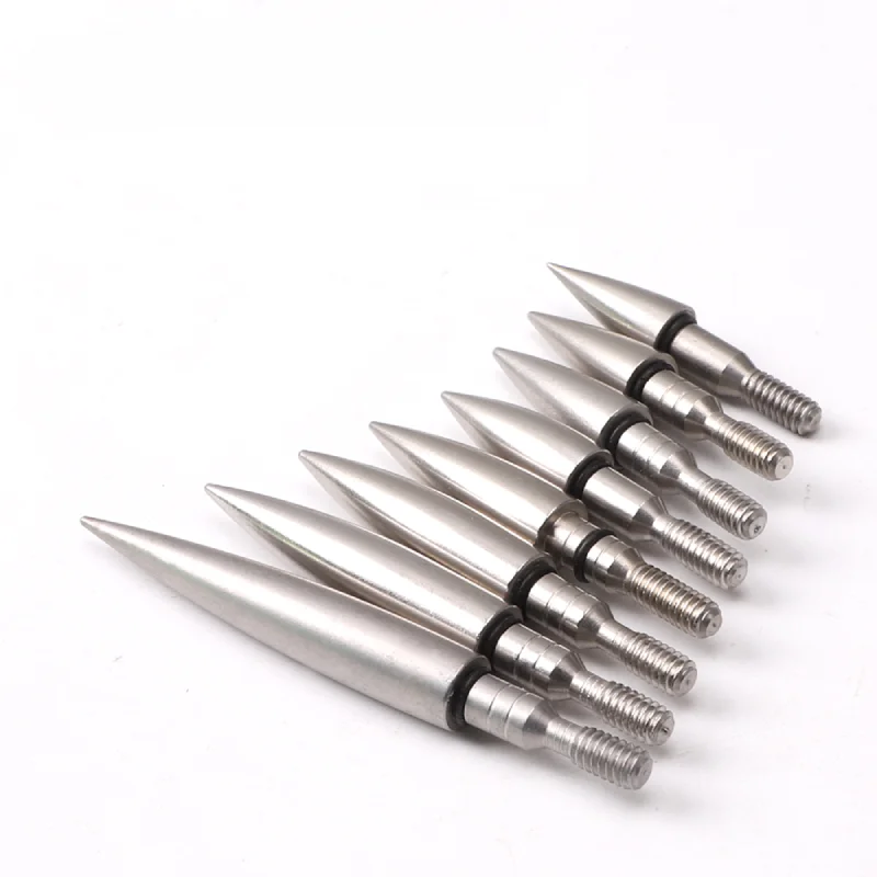 Stainless Steel Arrowheads - 12 Piece Set, Compatible with 6.2mm Inner Diameter Arrow Shafts, 70/80/90/100/125/150/200 Grains view 5