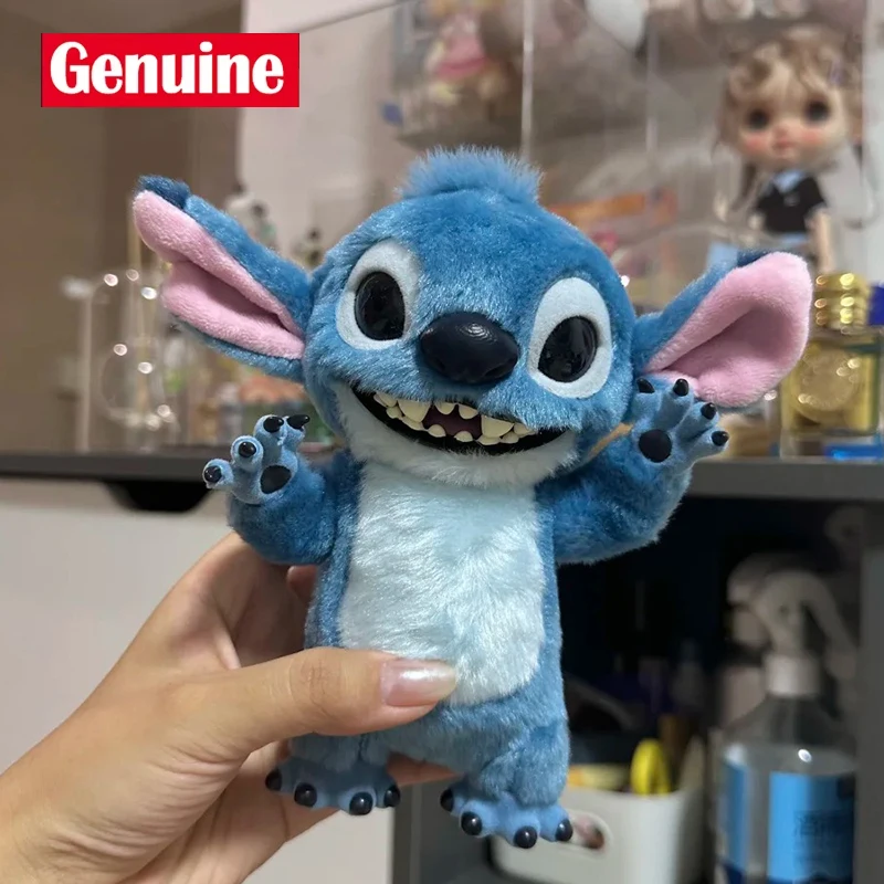 ตุ๊กตาสติทช์ของแท้จากดิสนีย์ ขนาด 16 ซม. ตุ๊กตาสติทช์แบบกระเป๋าเป้ ของเล่นตุ๊กตาผ้าสำหรับเด็ก น่ารัก เหมาะเป็นของขวัญคริสต์มาส