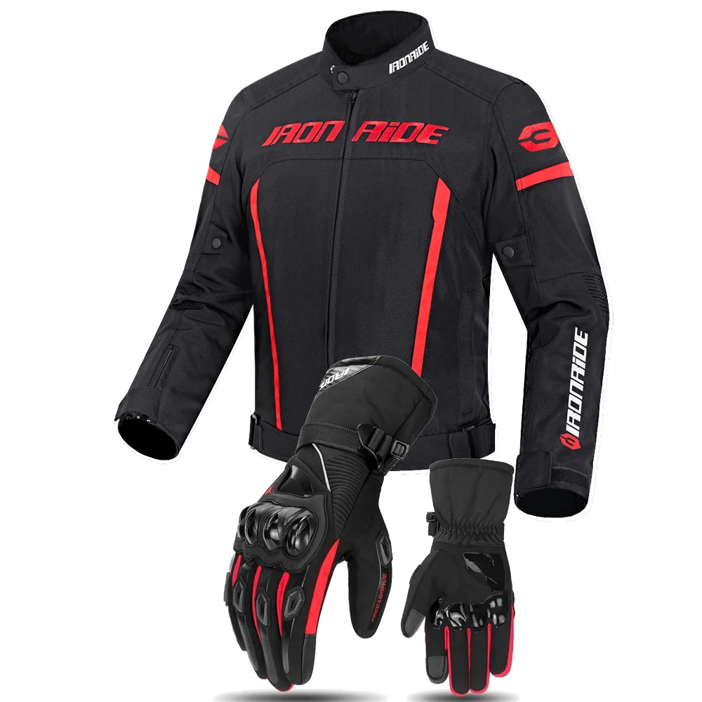 NEW Winter Windproof Waterproof Motocross Jacket Motorcycle Pants Men Motorcycle Jacket Wear-resistant Body Armor Moto Clothing