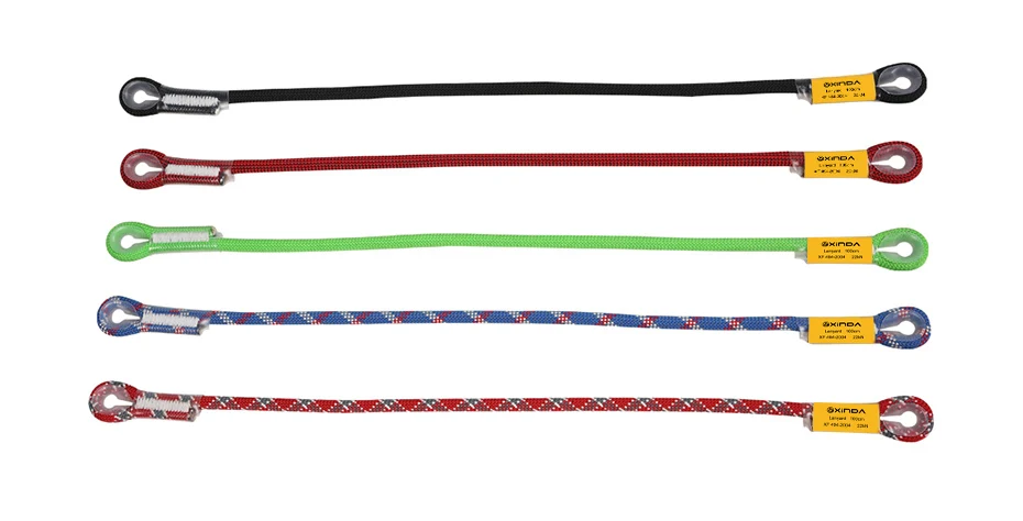 Xinda Professional Rock Climbing 10,5 mm statisches Lanyard, schützende Augenschlinge, Bergsteigerausrüstung – Detail 1